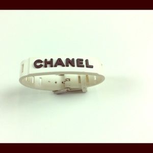 CHANEL rubber bracelet